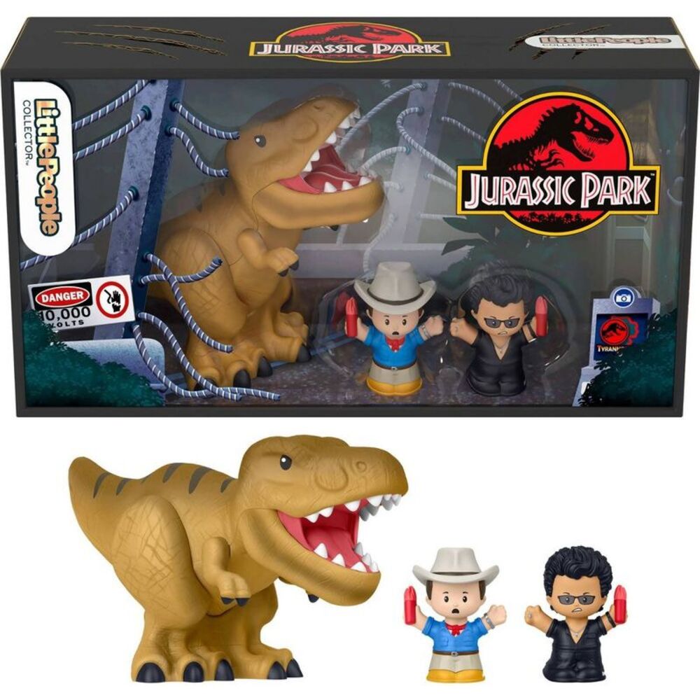 Collector Jurassic Park Special Edition Figure Set with Dinosaur (3 Figures)